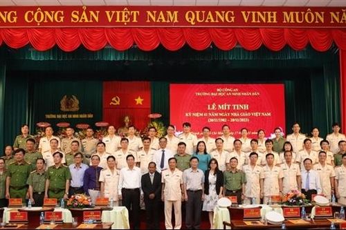 Trao danh hiệu, phần thưởng tặng nhiều tập thể, cá nhân Đại học ANND