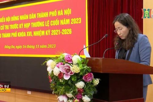 Đại biểu HĐND Thành phố tiếp xúc cử tri quận Đống Đa