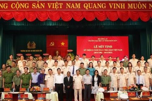 Trường Đại học An ninh nhân dân kỷ niệm Ngày Nhà giáo Việt Nam
