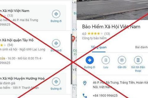 Để không bị lừa khi tìm hiểu thông tin về BHXH qua Google Map