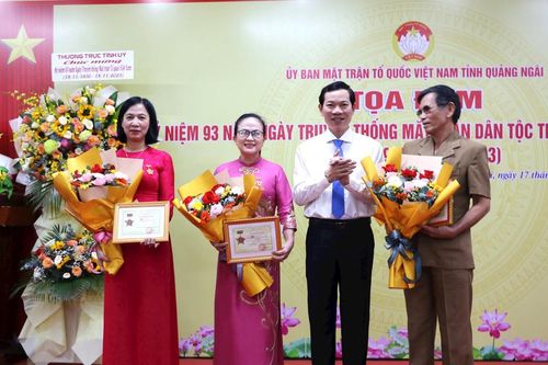 Quảng Ngãi: Tọa đàm nhân kỷ niệm 93 năm Ngày truyền thống MTTQ Việt Nam