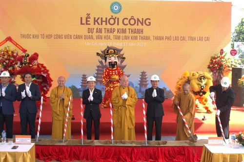 Khởi công xây dựng dự án Tháp Kim Thành tại Lào Cai