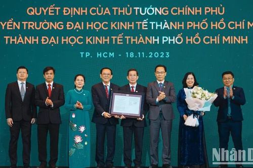 Đại học Kinh tế Thành phố Hồ Chí Minh triển khai 6 trụ cột để định vị thương hiệu