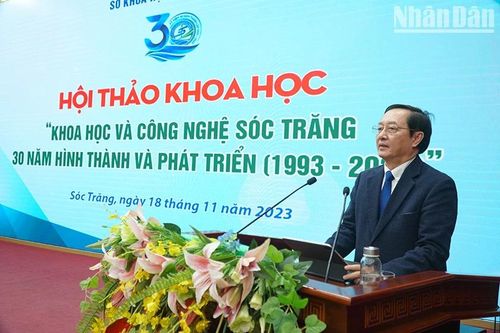 Khoa học và công nghệ Sóc Trăng - 30 năm hình thành và phát triển