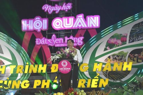 Khai mạc ngày hội 'Hội quán đất Sen Hồng lần thứ I năm 2023'