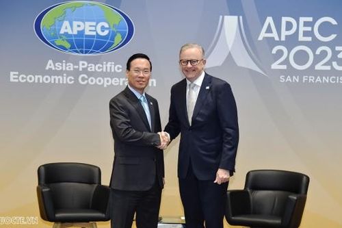 APEC 2023: Việt Nam-Australia tăng cường hợp tác trong các lĩnh vực chuyển đổi số, kinh tế xanh và ứng phó với biến đổi khí hậu