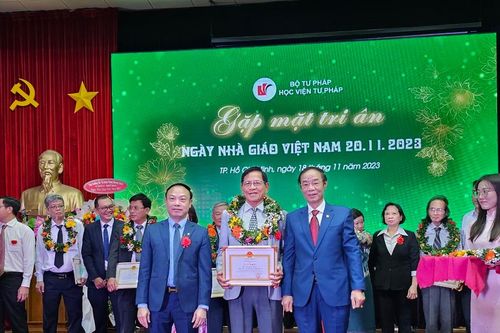 Cơ sở tại TP Hồ Chí Minh - Học viện Tư pháp trang trọng tri ân Ngày Nhà giáo Việt Nam
