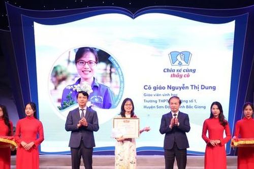 Tuyên dương 58 thầy giáo, cô giáo tiêu biểu 'Chia sẻ cùng thầy cô' 2023