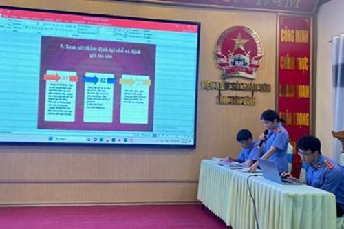 VKSND tỉnh Hòa Bình thi Thực hành báo cáo án dân sự bằng sơ đồ tư duy