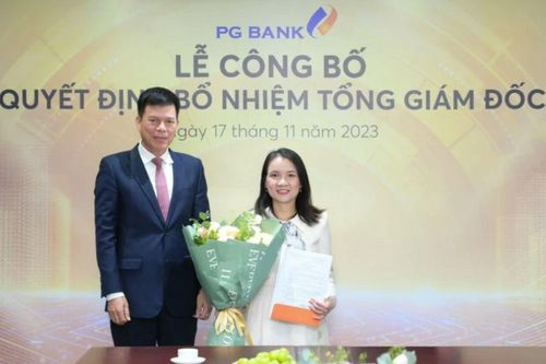 Bà Đinh Thị Huyền Thanh làm Tổng giám đốc PG Bank