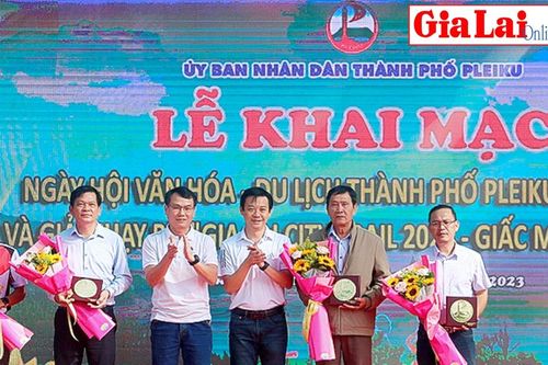 Sôi động lễ khai mạc giải chạy Gia Lai City Trail 2023