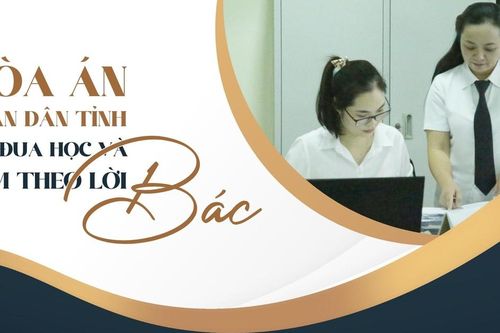 Tòa án nhân dân tỉnh thi đua học và làm theo Bác