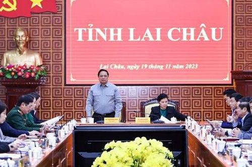 Thủ tướng làm việc với Ban Thường vụ Tỉnh ủy Lai Châu