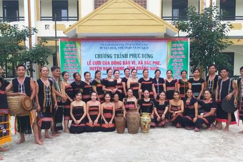 Quảng Nam: Bảo tồn lễ cưới của người Giẻ - Triêng