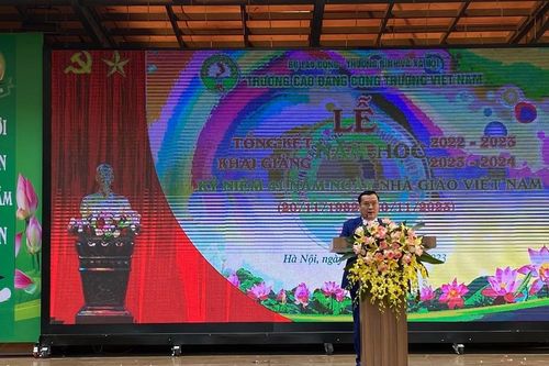 Trường Cao đẳng Công thương Việt Nam long trọng tổ chức khai giảng năm 2023-2024