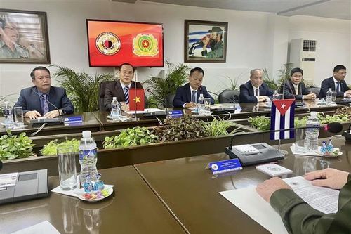 Đoàn đại biểu cấp cao Bộ Công an thăm và làm việc tại Cuba