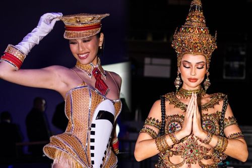 MU tung ảnh hậu trường National Costume: Thái Lan, Philippines dẫn đầu lượt tương tác