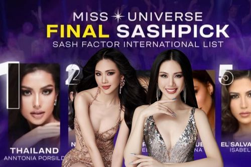 Sash Factor tung dự đoán Top 20 trước chung kết MU: Mỹ nhân Thái đăng quang, Bùi Quỳnh Hoa ở đâu?