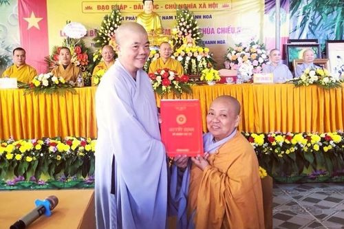 Thanh Hóa: Lễ công bố, trao quyết định bổ nhiệm trụ trì chùa Chiếu Bạch