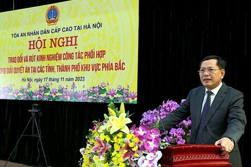 Hội nghị rút kinh nghiệm công tác phối hợp trong giải quyết án 28 tỉnh khu vực phía Bắc