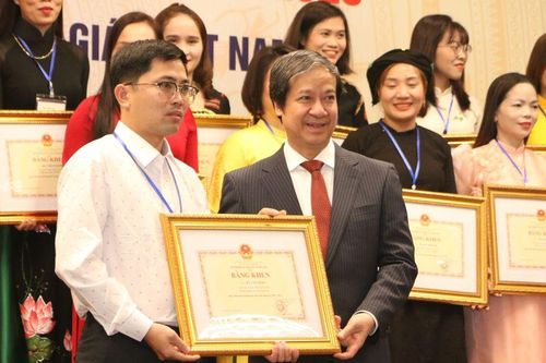 Thầy giáo mầm non duy nhất được vinh danh nhà giáo tiêu biểu toàn quốc 2023