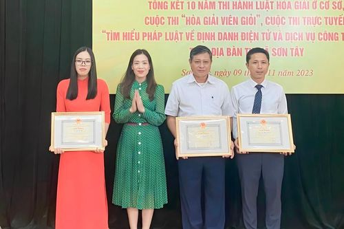 Thị xã Sơn Tây: Sáng tạo trong tuyên truyền pháp luật từ các cuộc thi