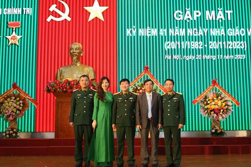 Học viện Chính trị tổ chức gặp mặt, kỷ niệm 41 năm Ngày Nhà giáo