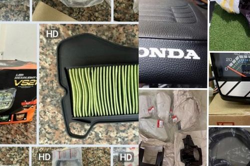 Công an huyện Đông Anh bắt giữ 3 đối tượng buôn bán hàng nhái hãng Honda