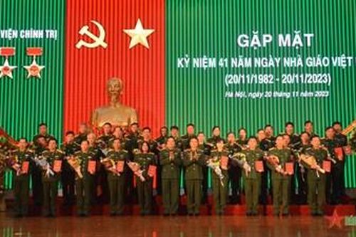 Học viện Chính trị tổ chức gặp mặt kỷ niệm Ngày Nhà giáo Việt Nam