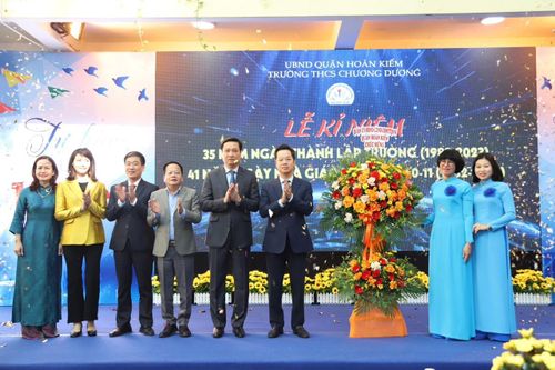 Trường THCS Chương Dương, Hà Nội kỷ niệm 35 năm ngày thành lập