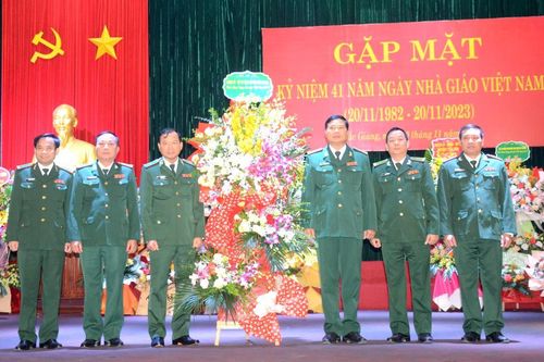 Trường Cao đẳng Biên phòng kỷ niệm 41 năm Ngày Nhà giáo Việt Nam