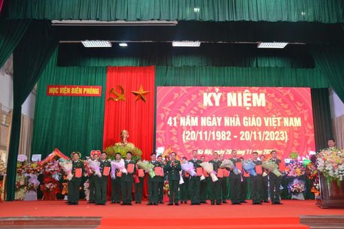 Học viện Biên phòng tổ chức kỷ niệm 41 năm Ngày Nhà giáo Việt Nam 20/11