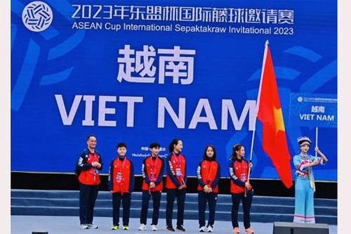 Cầu mây nữ Việt Nam lại giành Huy chương vàng tại Trung Quốc