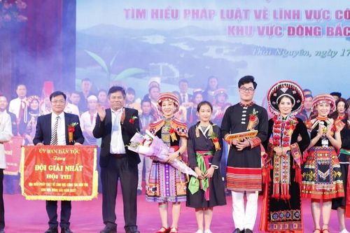 Tổng kết Hội thi tìm hiểu pháp luật về công tác dân tộc khu vực Đông Bắc năm 2023