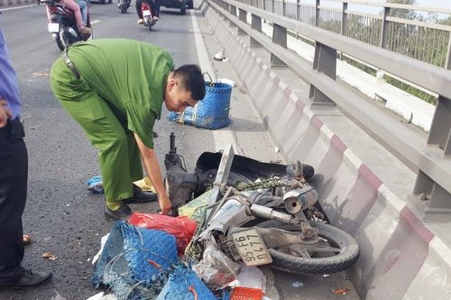 Tai nạn giao thông trên cầu Mỹ Thuận, một phụ nữ tử vong