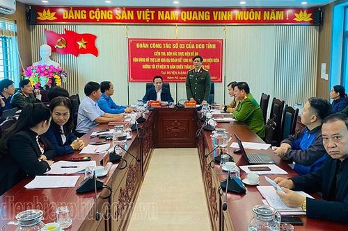 Kiểm tra, đôn đốc thực hiện Đề án 09 tại Nậm Pồ