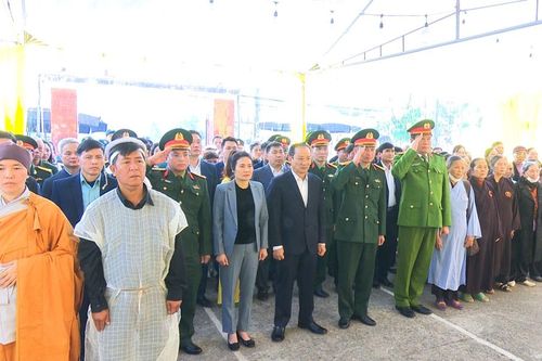 TP. Thái Nguyên: Tổ chức Lễ viếng hài cốt liệt sĩ Lê Quang Bến