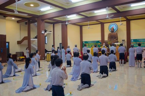 Phân ban Gia đình Phật tử TP.HCM tổ chức lễ thọ cấp Tập, Tín cho 22 huynh trưởng
