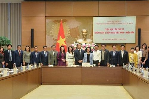 Thường trực Ban Bí thư Trương Thị Mai chủ trì cuộc họp Nhóm Nghị sĩ hữu nghị Việt Nam - Nhật Bản