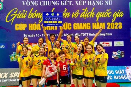 Câu lạc bộ Bóng chuyền nữ Ninh Bình LPBank vô địch giải quốc gia 2023