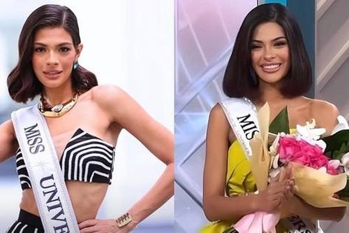 Trang phục của tân Miss Universe 2023 Sheynnis Palacios trong hành trình media