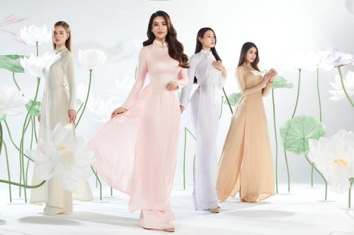Trương Ngọc Ánh đọ dáng cùng dàn hoa hậu quảng bá Miss Earth 2023