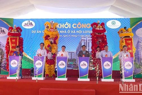 Khởi công dự án nhà ở xã hội quy mô lớn nhất tỉnh Đồng Tháp