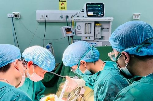 Máy cắt cỏ văng lên đường cắt gần đứt lìa cẳng chân 2 anh em