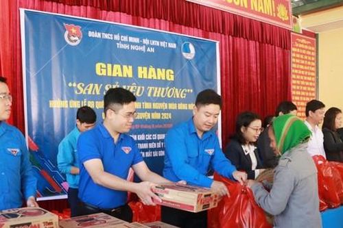 Tuổi trẻ Nghệ An trao gần 1 tỉ đồng tình nguyện mùa Đông 2023 và Xuân tình nguyện 2024