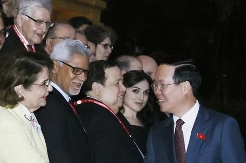 Chủ tịch nước Võ Văn Thưởng gặp Đoàn Đại biểu Quốc tế tham dự Hội nghị AP11