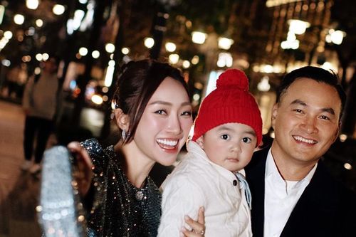 Vợ chồng Chi Bảo, Lý Thùy Chang dạo chơi cùng con trai ở Nhật Bản