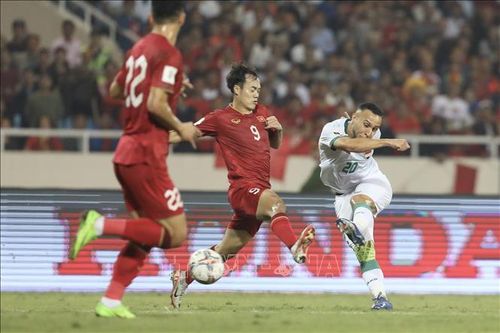 Hiệp 1: Việt Nam hòa Iraq 0-0 trên sân nhà Mỹ Đình