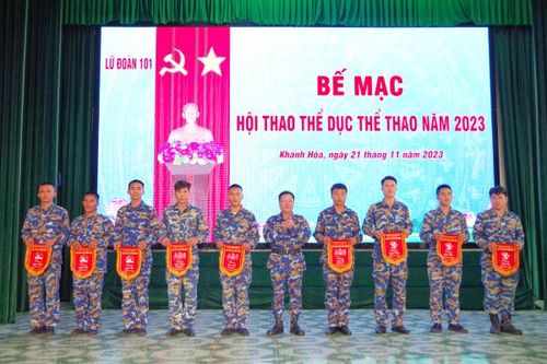 Lữ đoàn 101 bế mạc Hội thao thể dục thể thao năm 2023