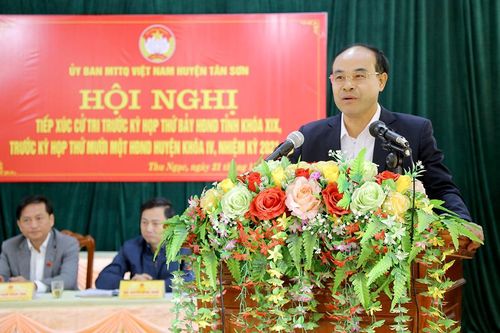 Tiếp xúc cử tri trước kỳ họp thứ Bảy, HĐND tỉnh khóa XIX